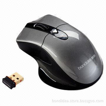 New Wireless Mouse with Double Channel Communication Technology, Super Anti-interference